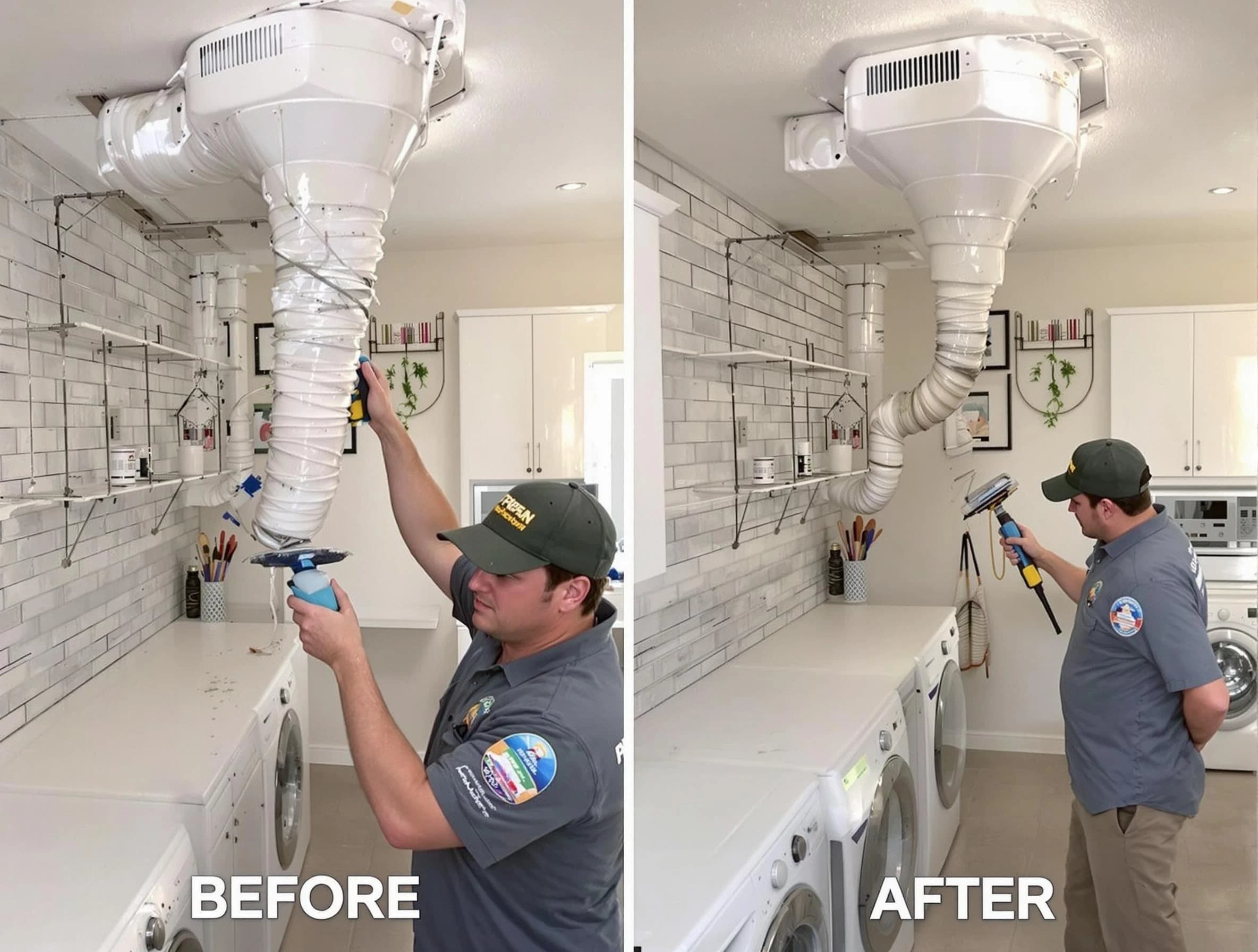 Professional dryer exhaust vent cleaning by Christiana Dryer Vent Cleaning in Christiana