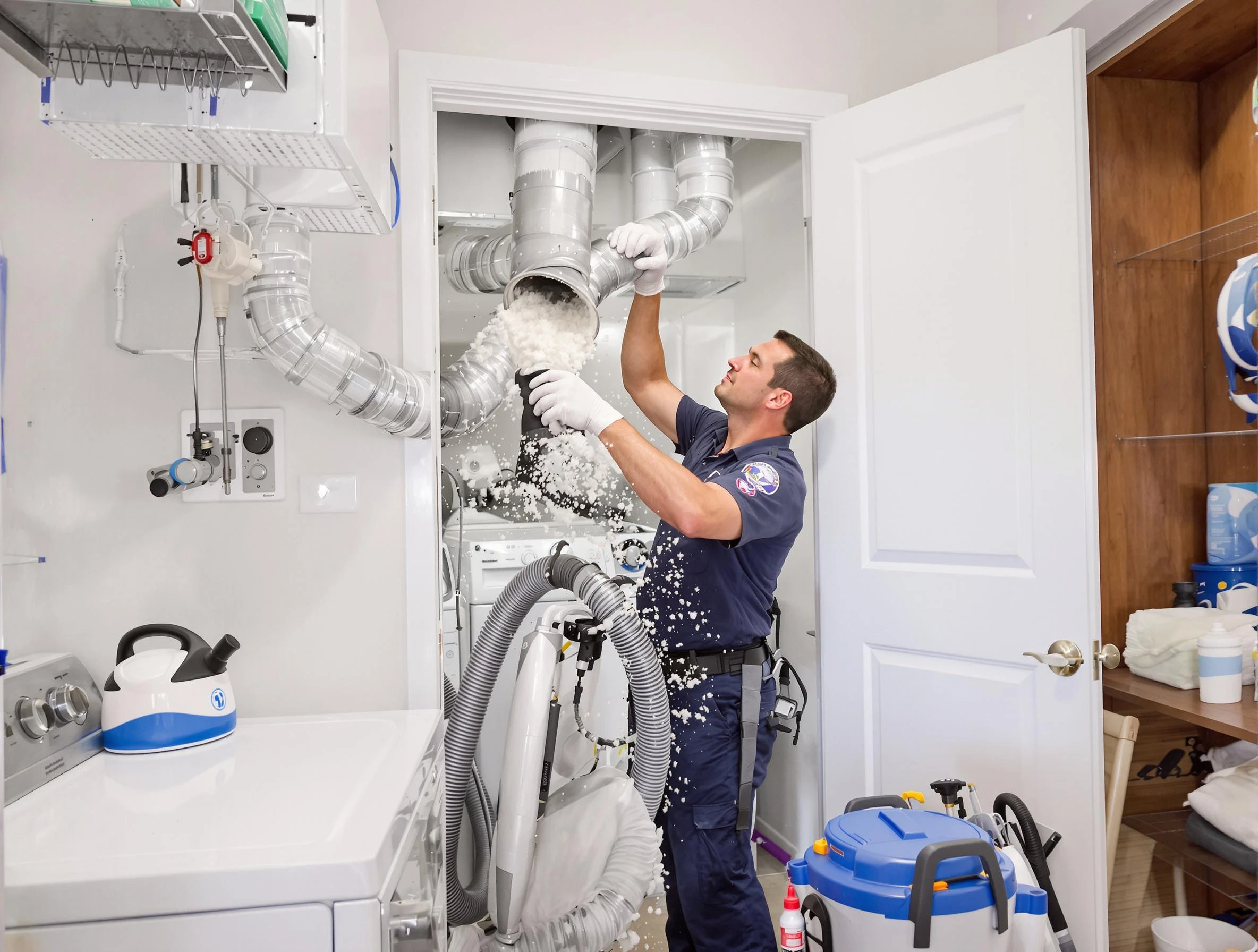 Christiana Dryer Vent Cleaning technician delivering thorough residential dryer vent cleaning service in Christiana